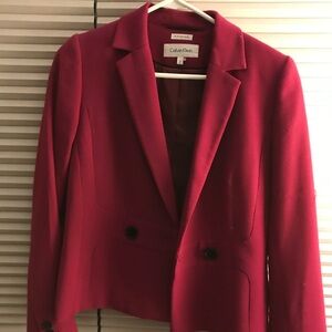 Calvin Klein Women's Crimson Blazer